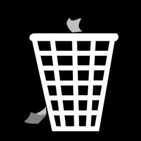 garbage bin